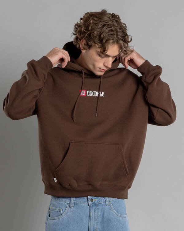 S-Double S-Cube Block Hoodie for Mens