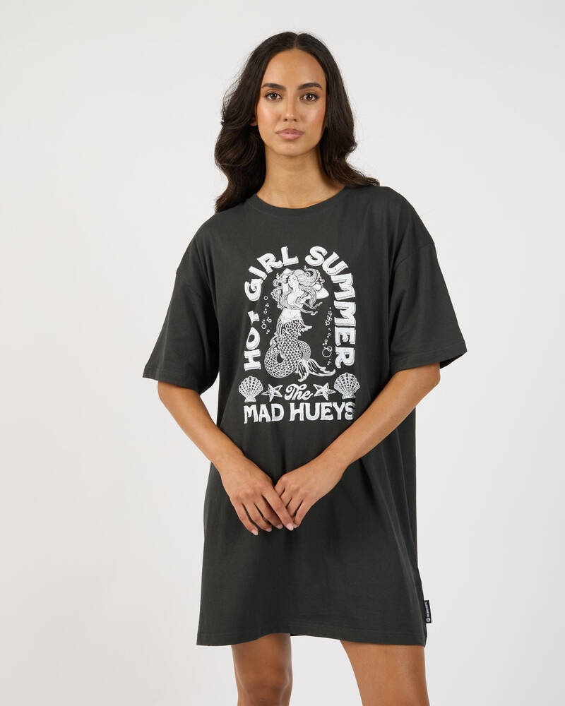 The Mad Hueys Hot Girl Summer T-Shirt Dress for Womens
