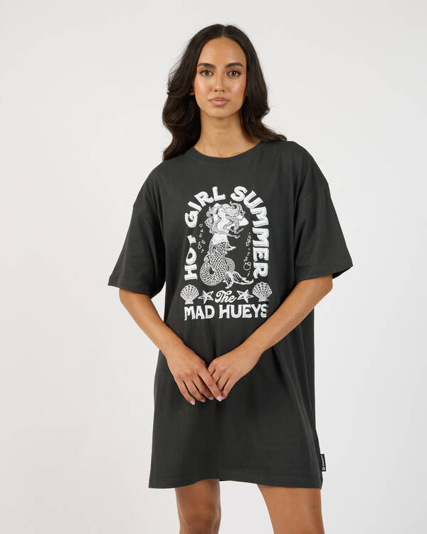 The Mad Hueys Hot Girl Summer T-Shirt Dress for Womens
