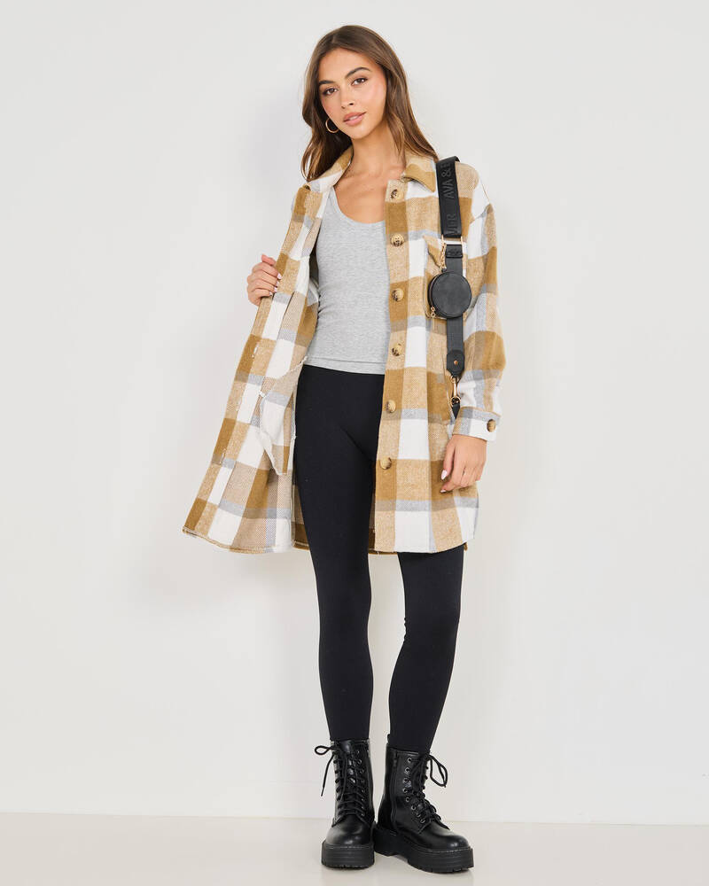 Ava And Ever Arlo Long Shacket for Womens