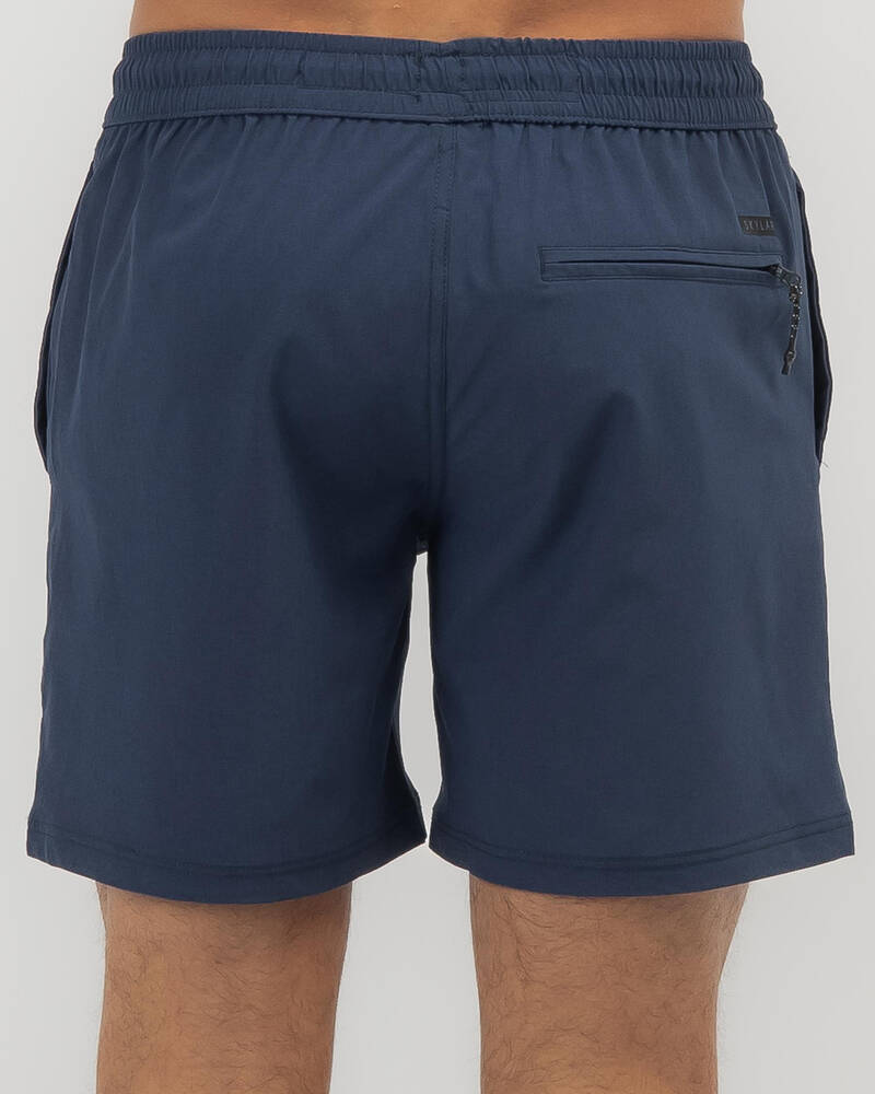Skylark Bind Elastic Waist Shorts for Mens