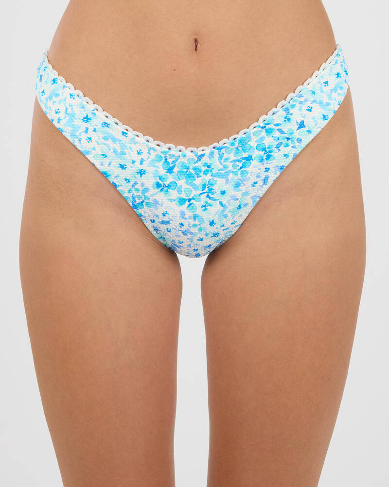 Rhythm Serenity Floral High Cut Bikini Bottom for Womens