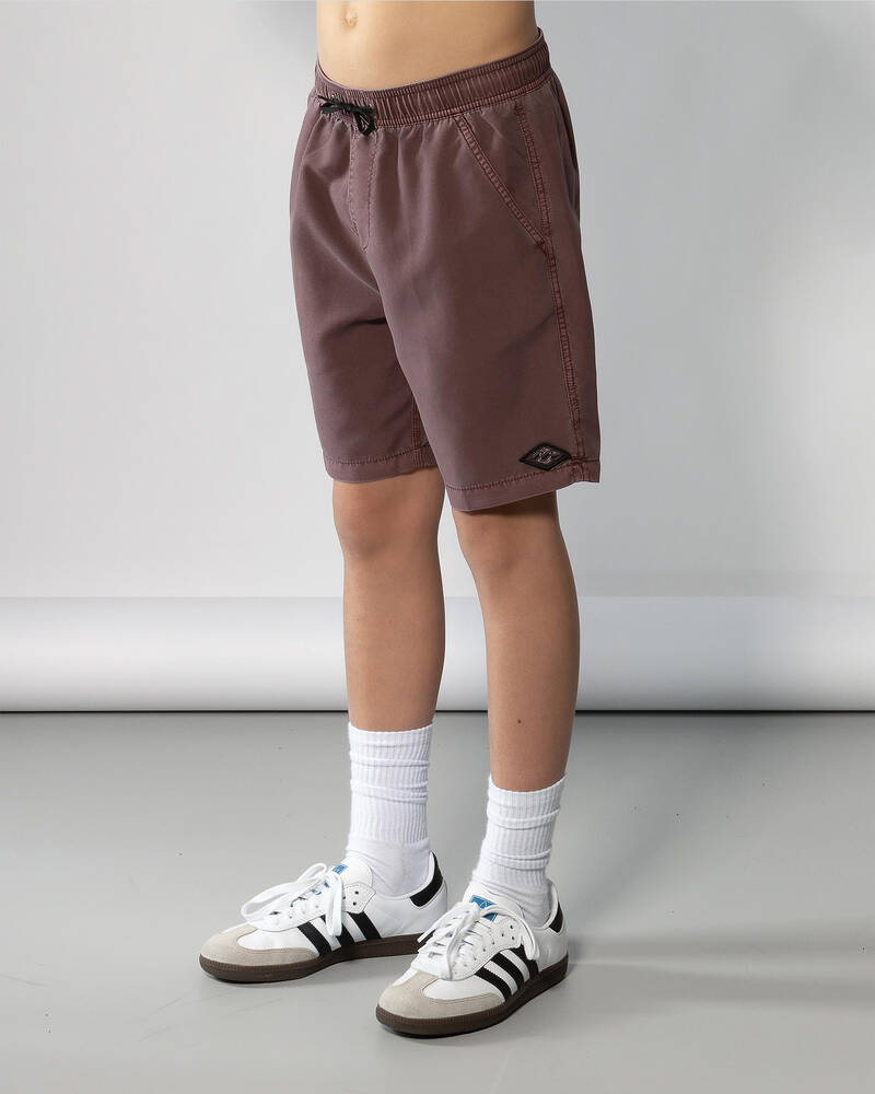 Billabong Boys' All Day Overdye Layback Beach Shorts for Mens