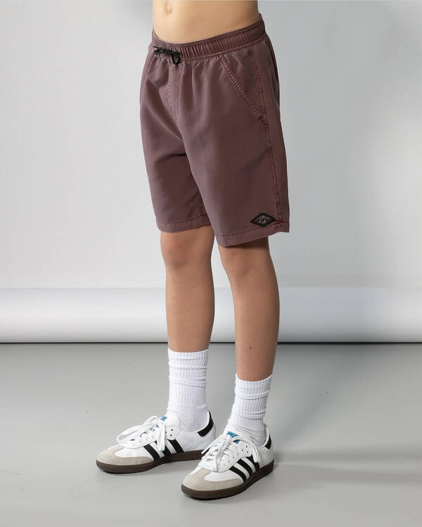 Billabong Boys' All Day Overdye Layback Beach Shorts for Mens