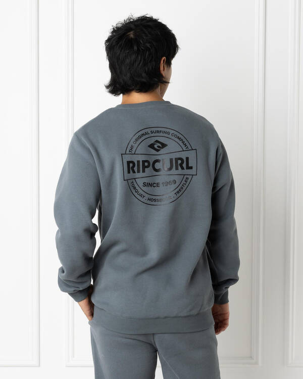 Rip Curl Stapler Crew Sweatshirt for Mens