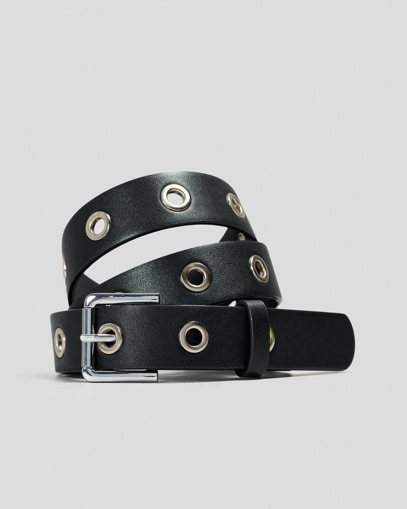 Rusty Black Hole Belt for Womens