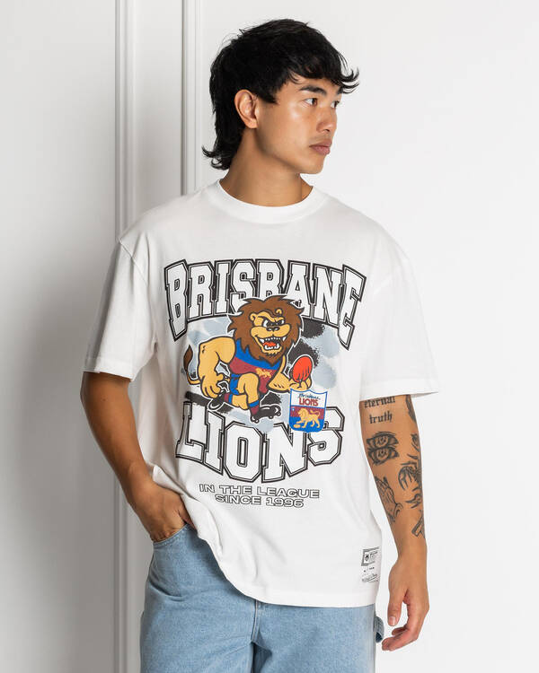 Mitchell & Ness Brisbane Lions Character T-Shirt for Mens