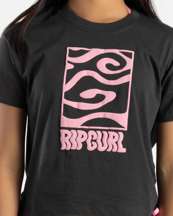 Rip Curl Girls' Sun Sol Logo Crop T-Shirt for Womens