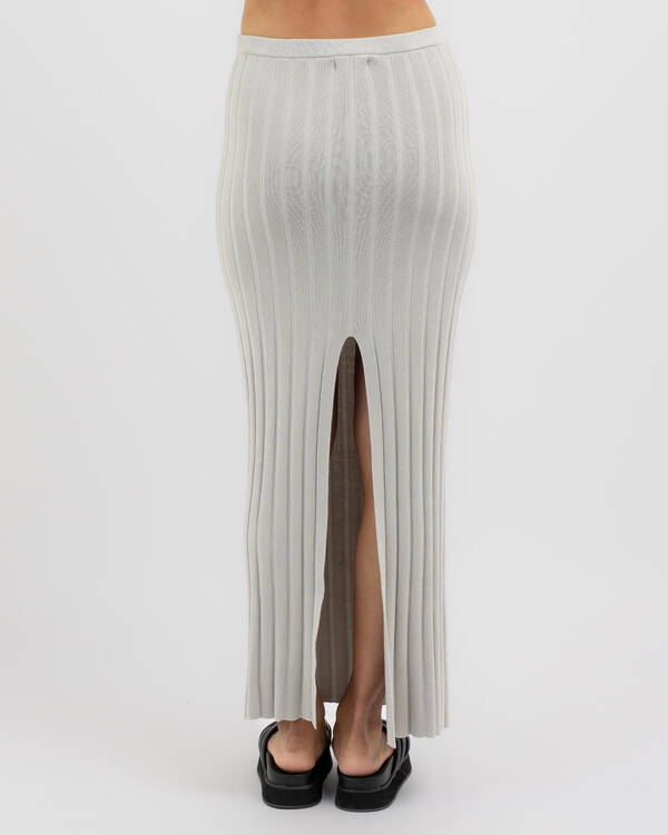 Ava And Ever Naomi Rib Maxi Skirt for Womens