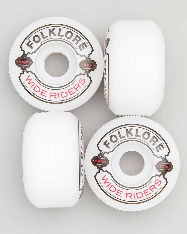 Folklore Wider Rider 54mm Skateboard Wheels for Unisex