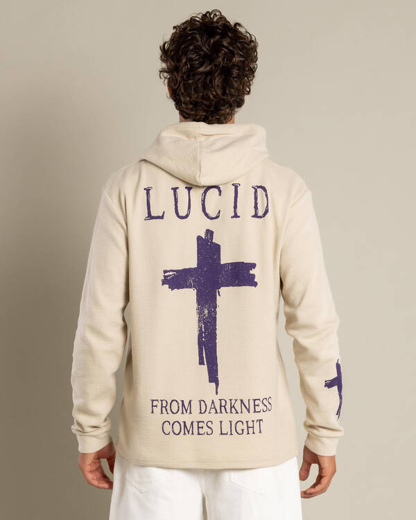 Lucid Gain Hooded Long Sleeve T-Shirt for Mens