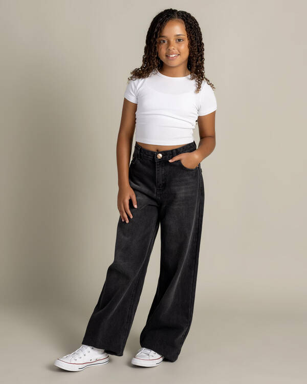 DESU Girls' Icon Straight Leg Jeans for Womens