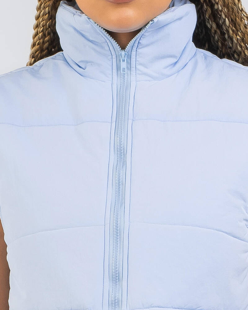 Into Fashions Snow Season Puffer Vest for Womens