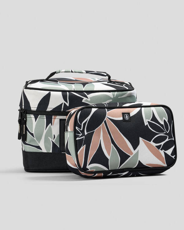 Volcom Patch Attack Deluxe Makeup Case for Womens