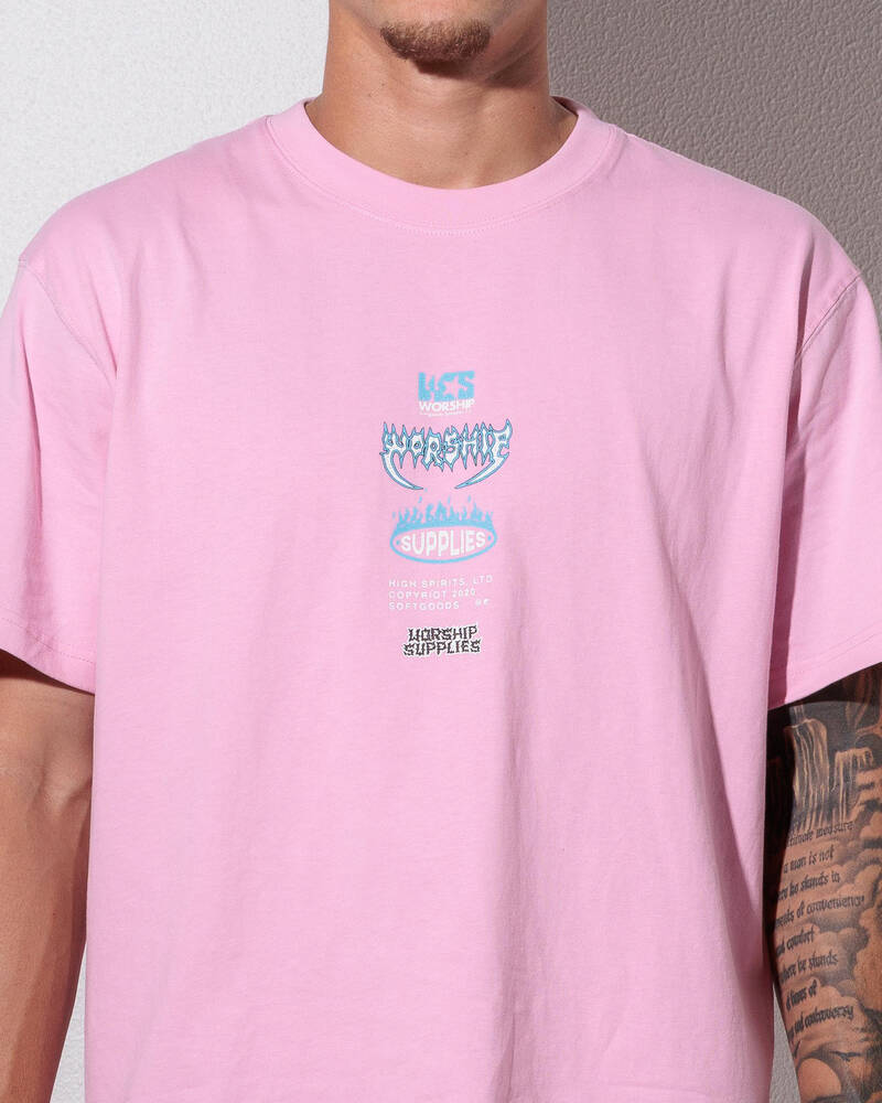 Worship Supplies Pile Up T-Shirt for Mens