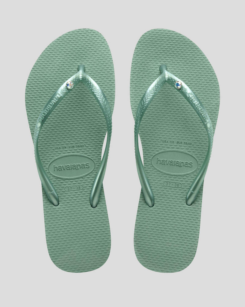 Havaianas Slim Crystal Thongs for Womens