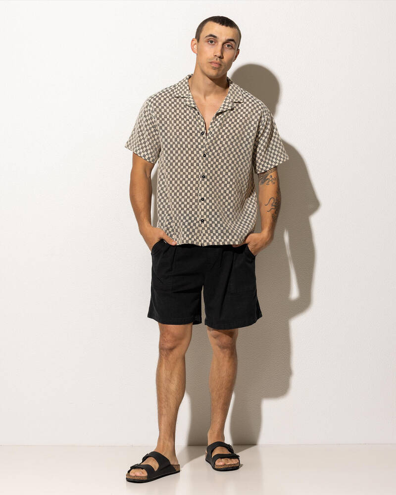 Silent Theory Elastic Patch Pocket Shorts for Mens