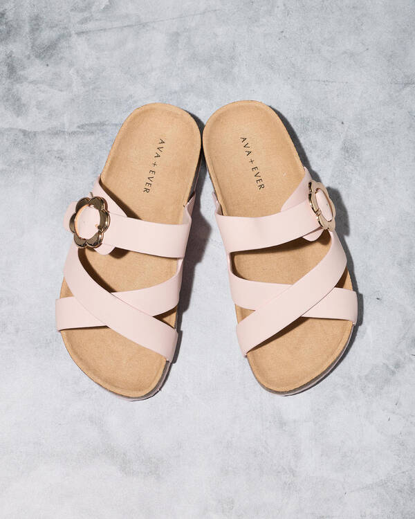 Ava And Ever Girls&rsquo; Adele Slide Sandals for Womens