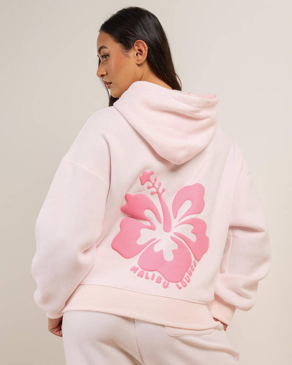 Malibu Lounge Hibiscus Hoodie for Womens