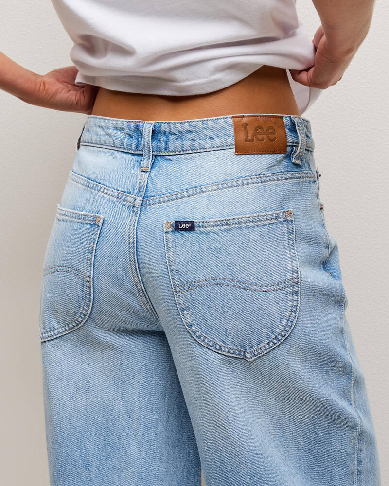 Lee Mid Baggy Taper Jeans for Womens