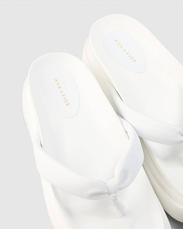 Ava And Ever Sandy Flatform Shoes for Womens