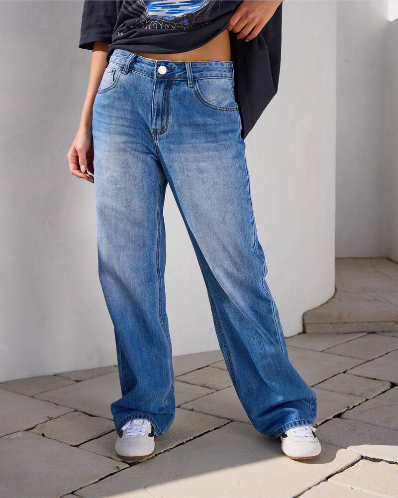 DESU Icon Straight Leg Jeans for Womens