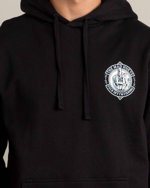 The Mad Hueys FK Off Fish On Hoodie for Mens