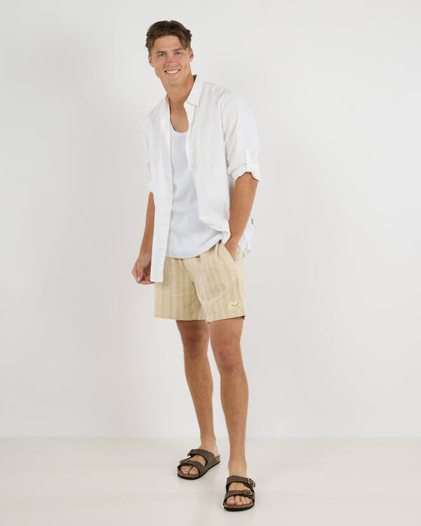 Skylark Mechanism Elastic Waist Shorts for Mens