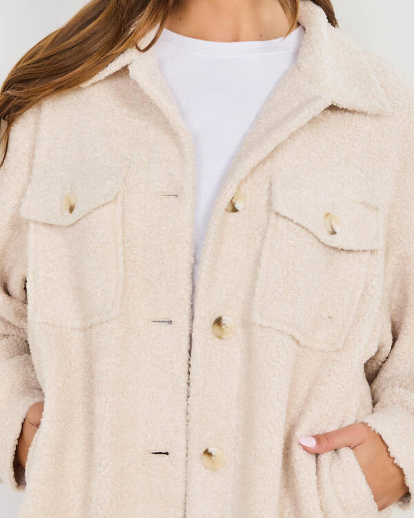Ava And Ever Houston Soft Boucle Shacket for Womens