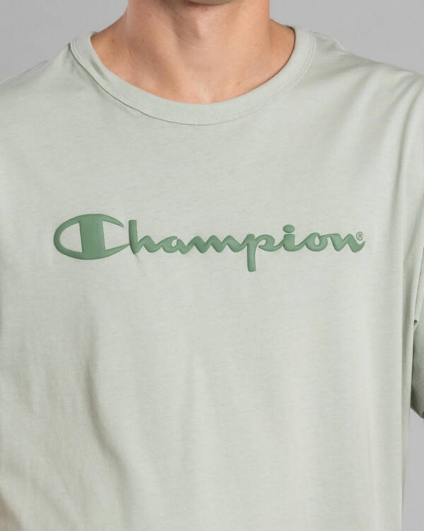 Champion Champion Puff Script T-Shirt for Mens