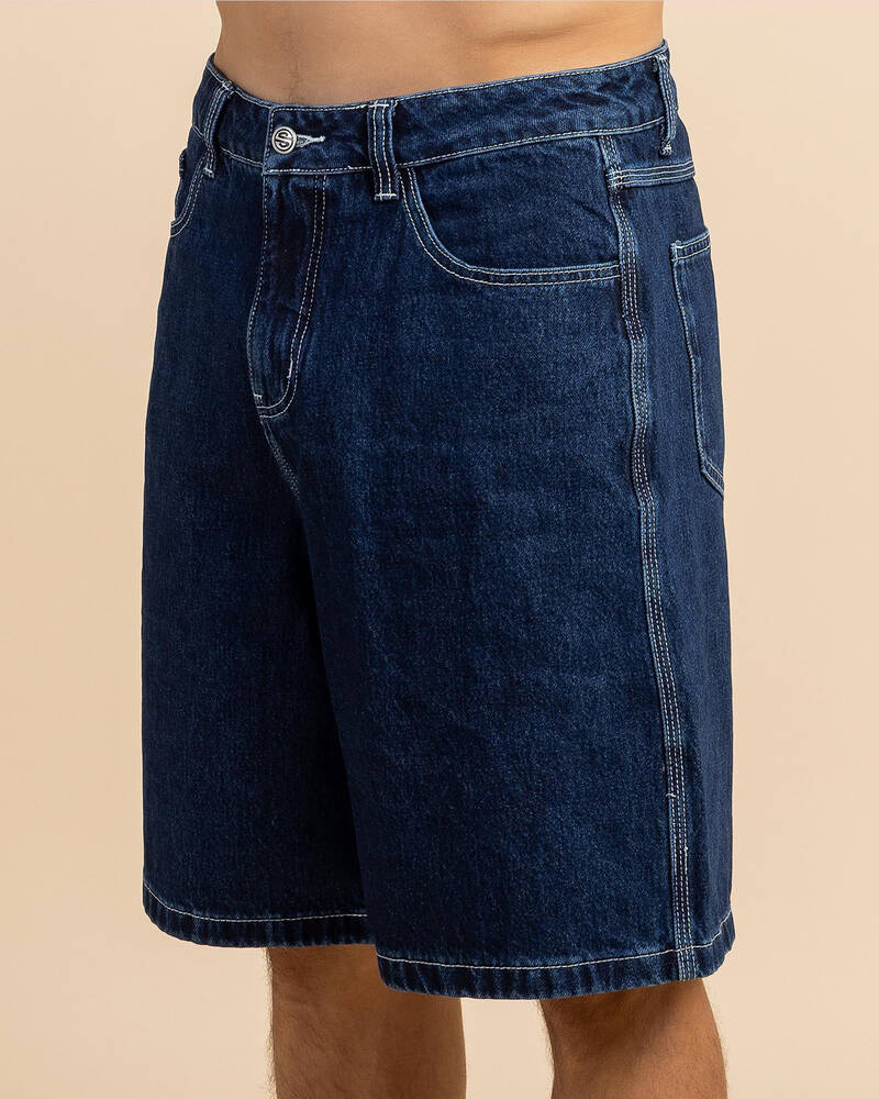 Rip Curl Medina Script Denim Walk Shorts for Mens