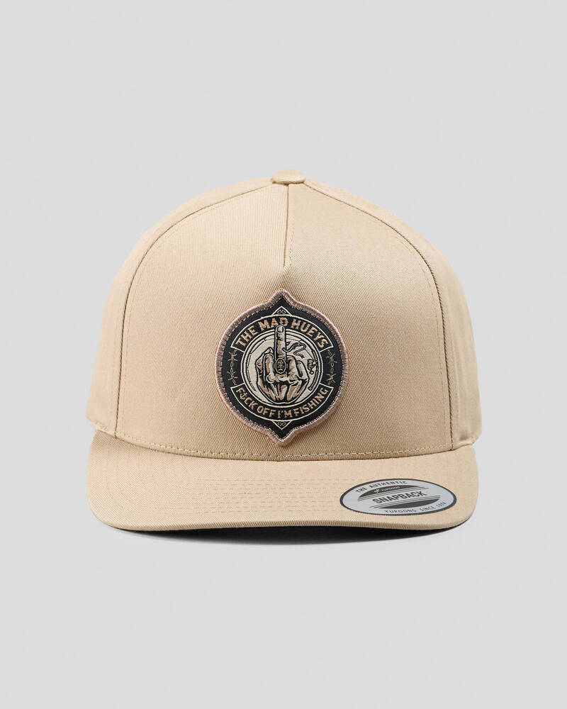 The Mad Hueys Fk Off Fish On Snapback Cap for Mens