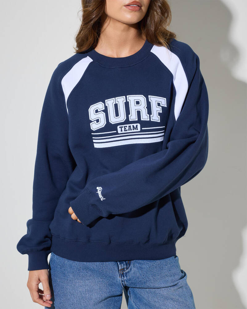 Rip Curl Retro Swell Oversized Crew Jumper for Womens