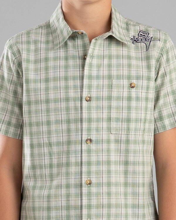 Billabong Boys' Mogul Check Short Sleeve Shirt for Mens