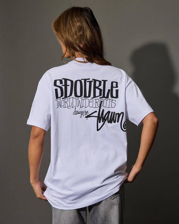 S-Double Women's World Wide Roots T-Shirt for Womens