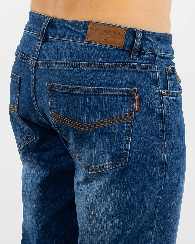 Ringers Western Burke Slim Taper Jeans for Mens