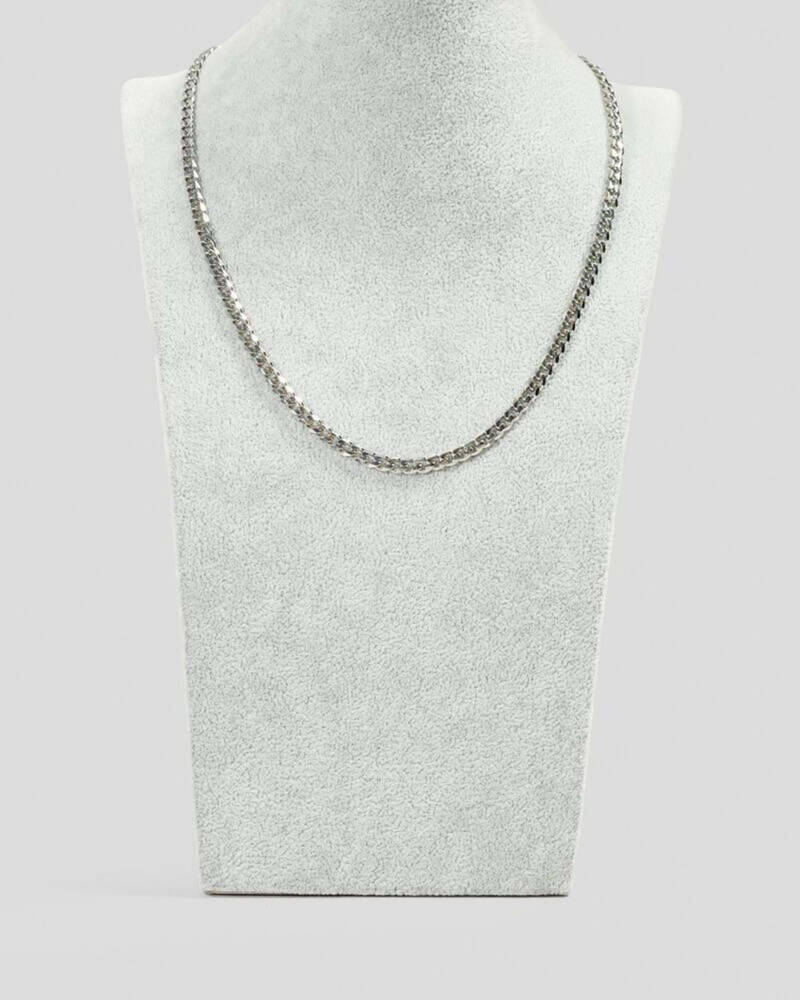 REPUBLIK Small Silver Chain Necklace for Mens