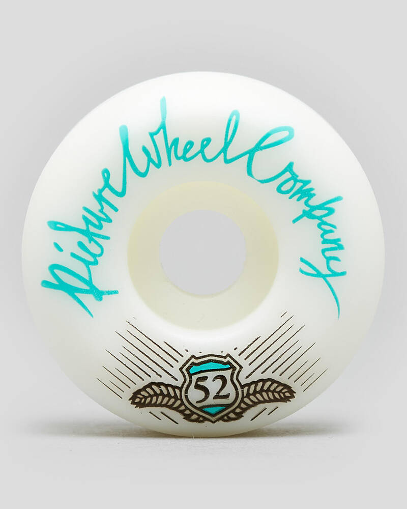 Picture Wheel Company Shield Series Conical Shape 52mm Skateboard Wheels for Unisex
