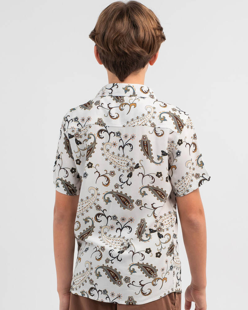 Lucid Boys' Calmer Short Sleeve Shirt for Mens