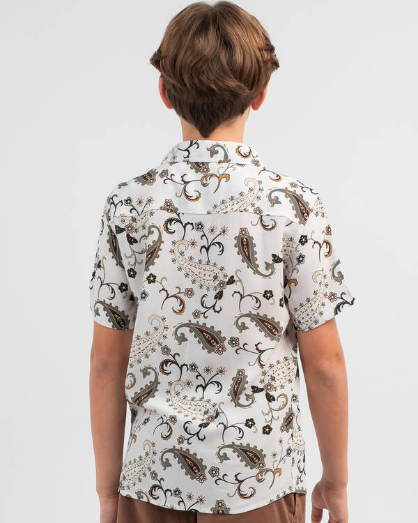 Lucid Boys' Calmer Short Sleeve Shirt for Mens