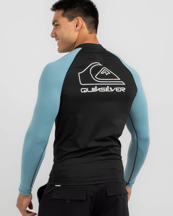 Quiksilver On Tour Long Sleeve Rash Vest for Mens