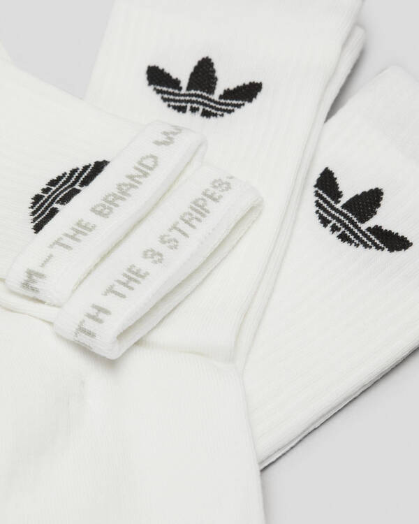 adidas Women's Trefoil Crew Sock Pack for Womens
