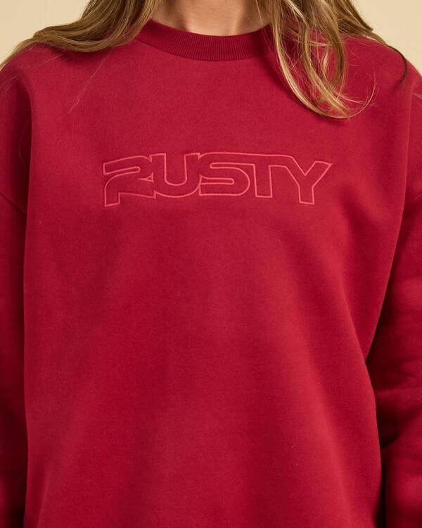 Rusty California Crewneck Sweatshirt for Womens