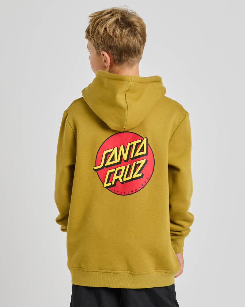 Santa Cruz Boys' Classic Dot Puff Chest Hoodie for Mens