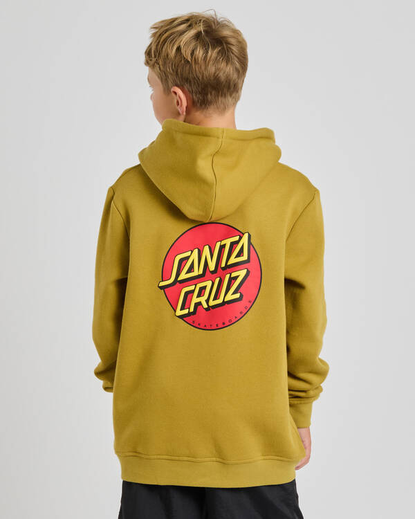 Santa Cruz Boys' Classic Dot Puff Chest Hoodie for Mens