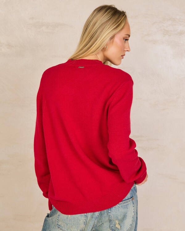 Mooloola Calypso Crew Neck Knit Jumper for Womens