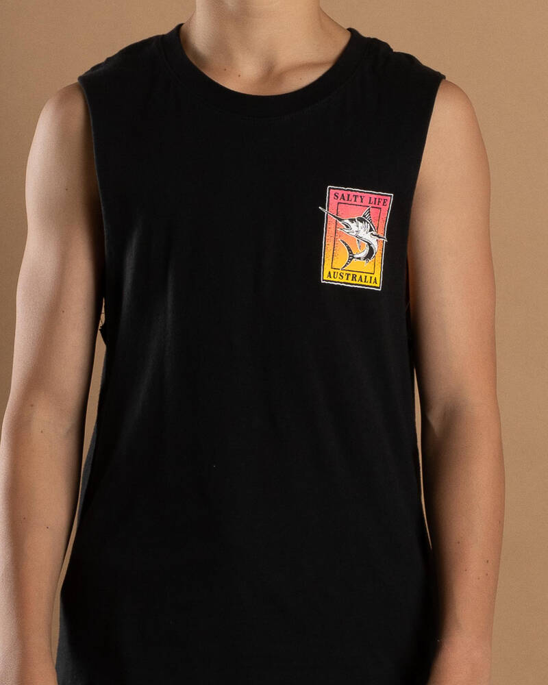 Salty Life Boys' Elusive Muscle Tank for Mens