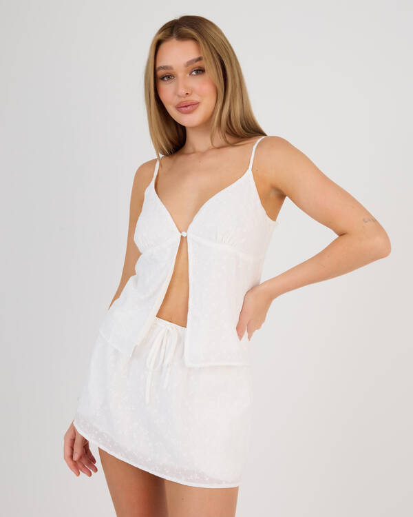 Thanne Aubrey Split Front Top for Womens