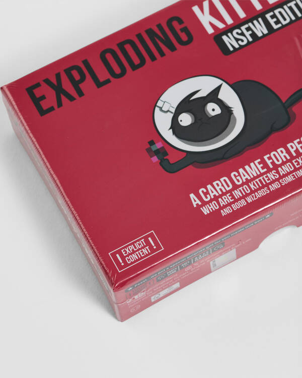 Miscellaneous Exploding Kittens NSFW Edition Card Game for Unisex