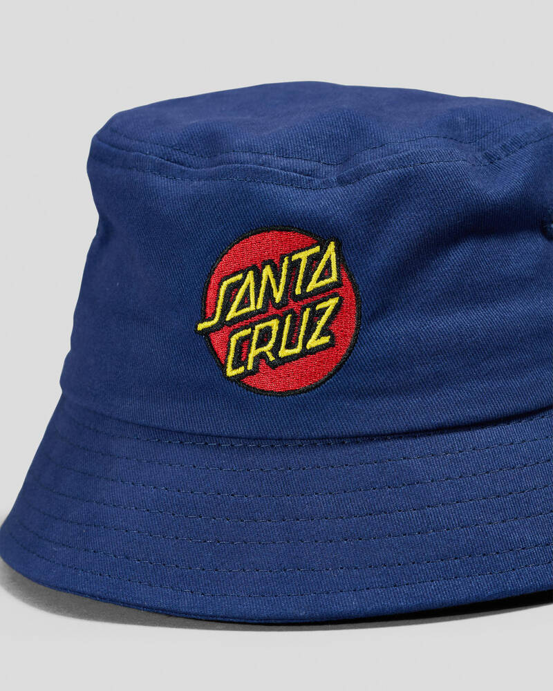 Santa Cruz Boys' Classic Dot Patch Bucket Hat for Mens